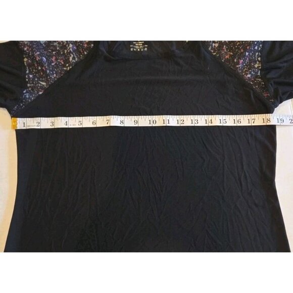 Vogo Athletica Mesh Shoulder Paint Splash Active Long Sleeves Top Large Womens - Picture 4 of 7